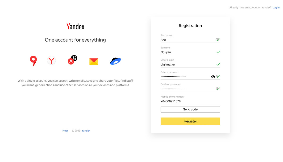 trang-dang-ky-thong-tin-mail-yandex