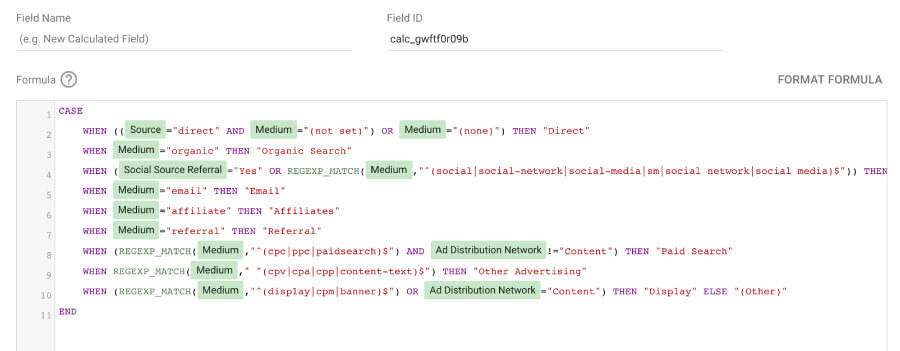 Tạo nhóm kênh tùy chỉnh trong Google Data Studio